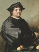 Andrea del Sarto, portrait of becuccio bicchieraio